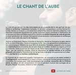 Le chant de l'Aube