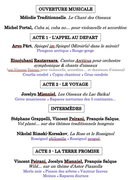 Migration - Programme détaillé