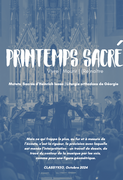 Printemps Sacré - Fiche programme