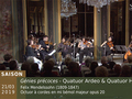 Mendelssohn - Octuor à cordes opus 20